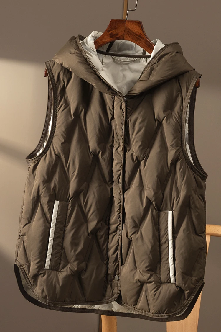 New 90% White Duck Down Casacos De Inverno Feminino Coats Casual Casaco Feminino Winter Coat Women Thin Wide-waisted Hooded