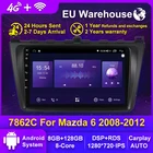 8G + 128G IPS 4G WIFI RDS Android 11 автомобильный Радио Аудио мультимедийный плеер для Mazda 6 Rui 2008 2009 2010 2011 2012 GPS Навигация BT