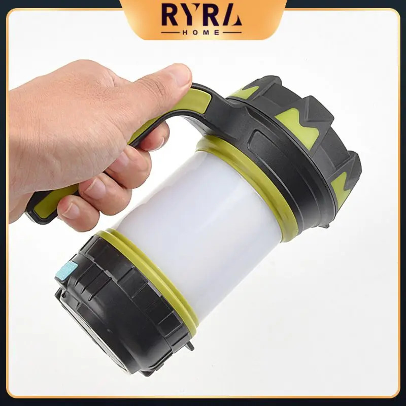 

Super Bright Outdoor Handheld Portable USB Rechargeable Dimming Flashlight Torch Searchlight Multi-function Long Shots Camp Lamp