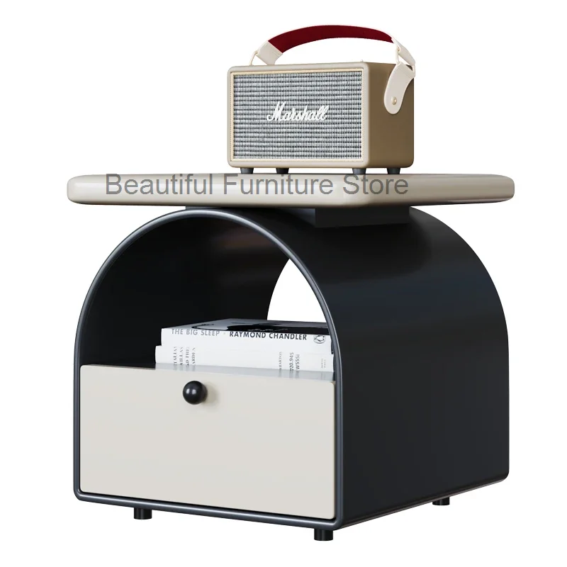 Кремовый роскошный современный ночной столик в скандинавском стиле