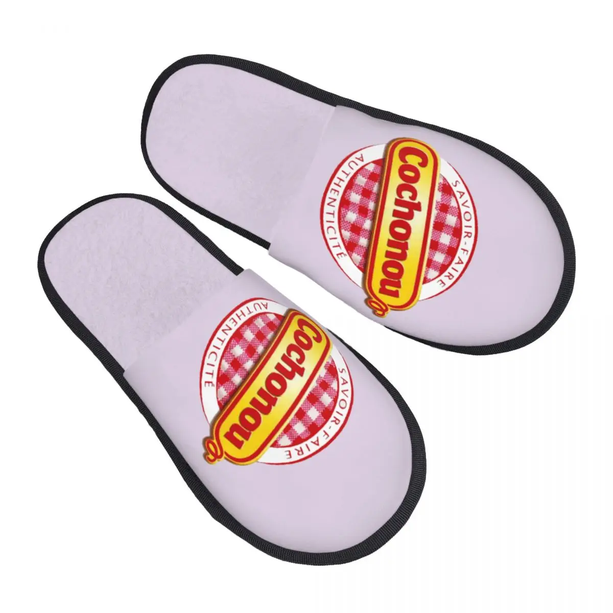 

Женские домашние тапочки с принтом свиньи и логотипом Cochonou, мягкие теплые пушистые тапочки из пены с эффектом памяти, обувь для дома и улицы