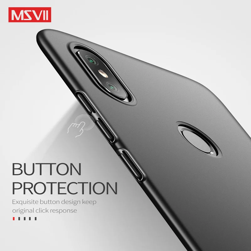 Чехол для Mi A2 Lite матовый чехол Msvii Xiaomi Xiomi Mia3 Mia2 тонкий жесткий из поликарбоната A3