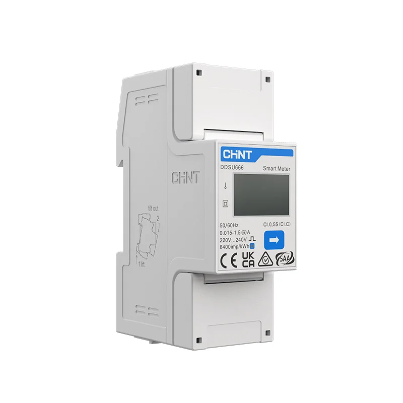 Бытовой электронный измеритель мощности на Din-рейку А/50 мА RS485 ModBus