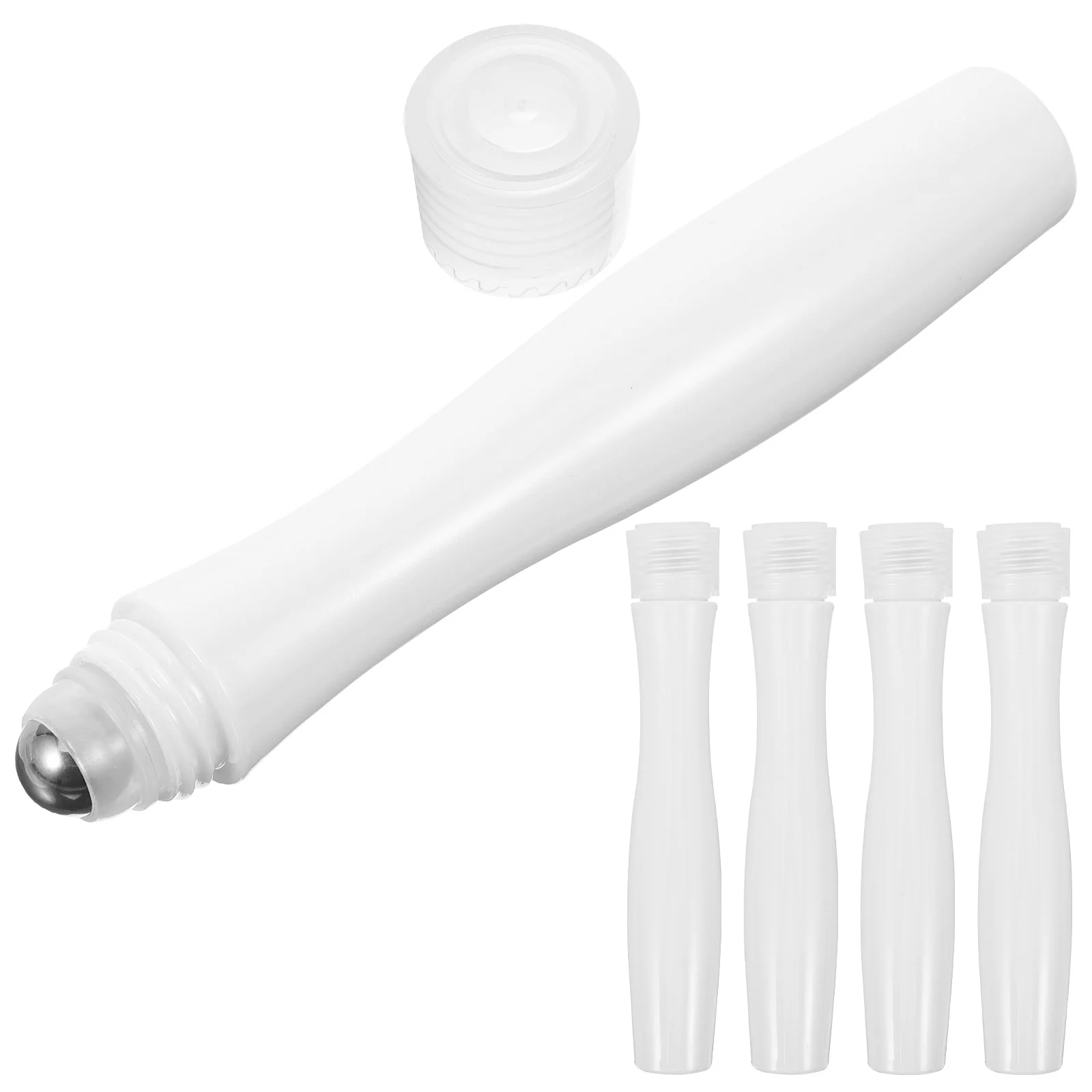 

5 PCS Roller Bottle Essential Oil Roll-on Container Empty Sub Plastic Multi-purpose Mini perfume