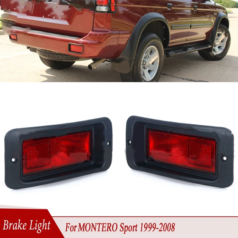 1 пара отражатель заднего бампера для Mitsubishi Pajero Montero Sport 1999-2008