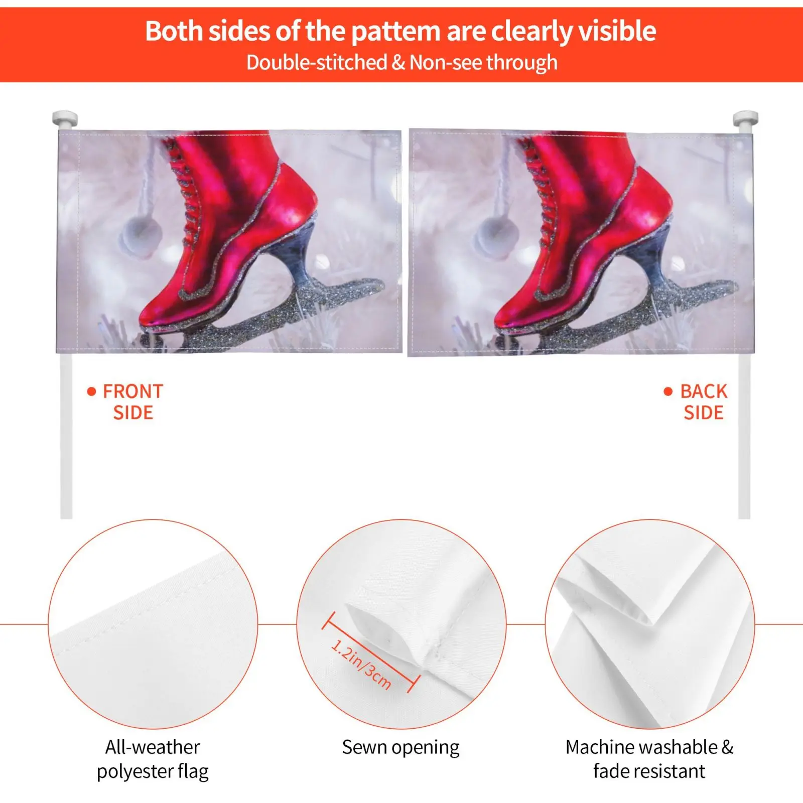 Белая Рождественская елка розовое украшение для катания на коньках уличный