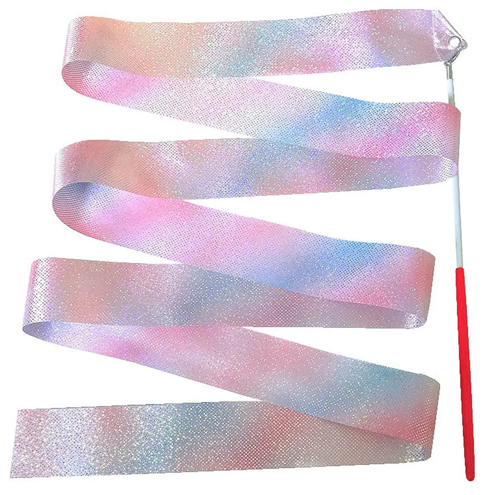 2 м/4 м цветные ленты для гимнастики оборудование художественной танцевальная