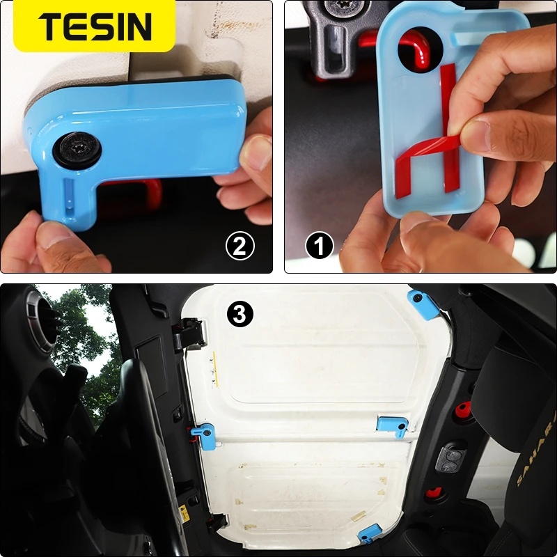 TESIN ABS Автомобильный интерьер верхний выключатель для демонтажа крыши ручка