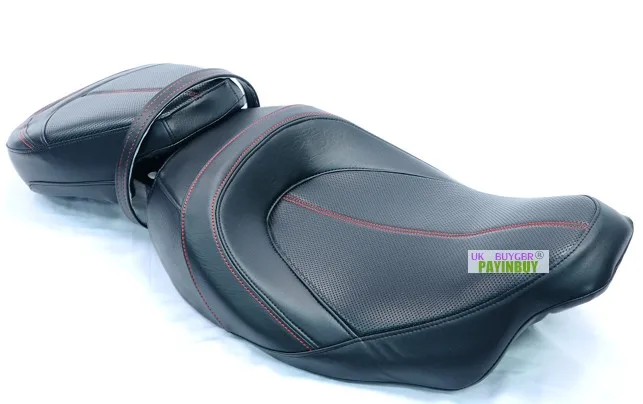 Красная подушка на сиденье для переднего и заднего полета мотоцикла Harley-Davidsion Glide