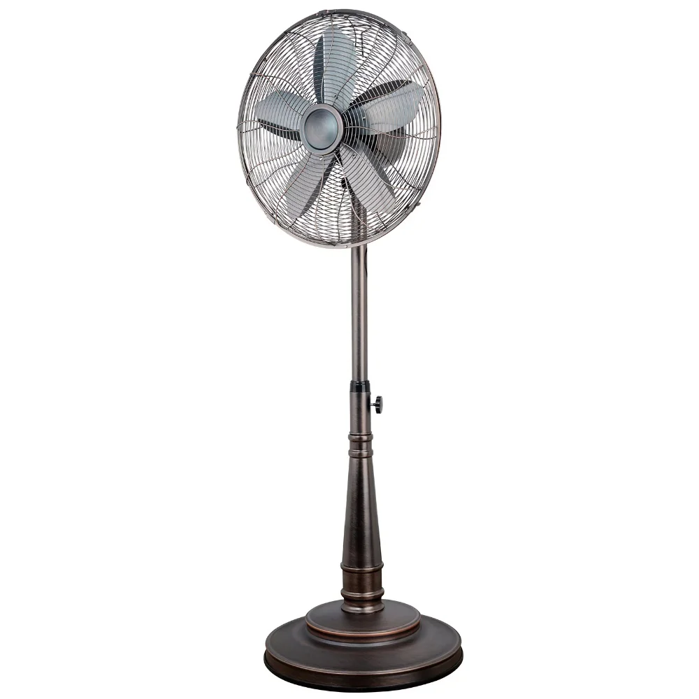 

Optimus 16 Inch Retro Oscillating Stand Fan with Oil Rubbed Bronze Finish
