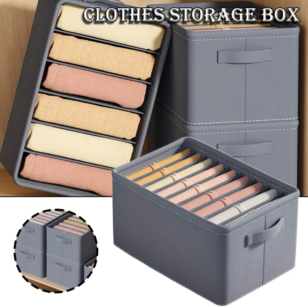 

Clothing Storage Box Closet Organizer Drawer Divider Boxes Panties Organizer Foldable Organizers For Rectangle Clothes Box