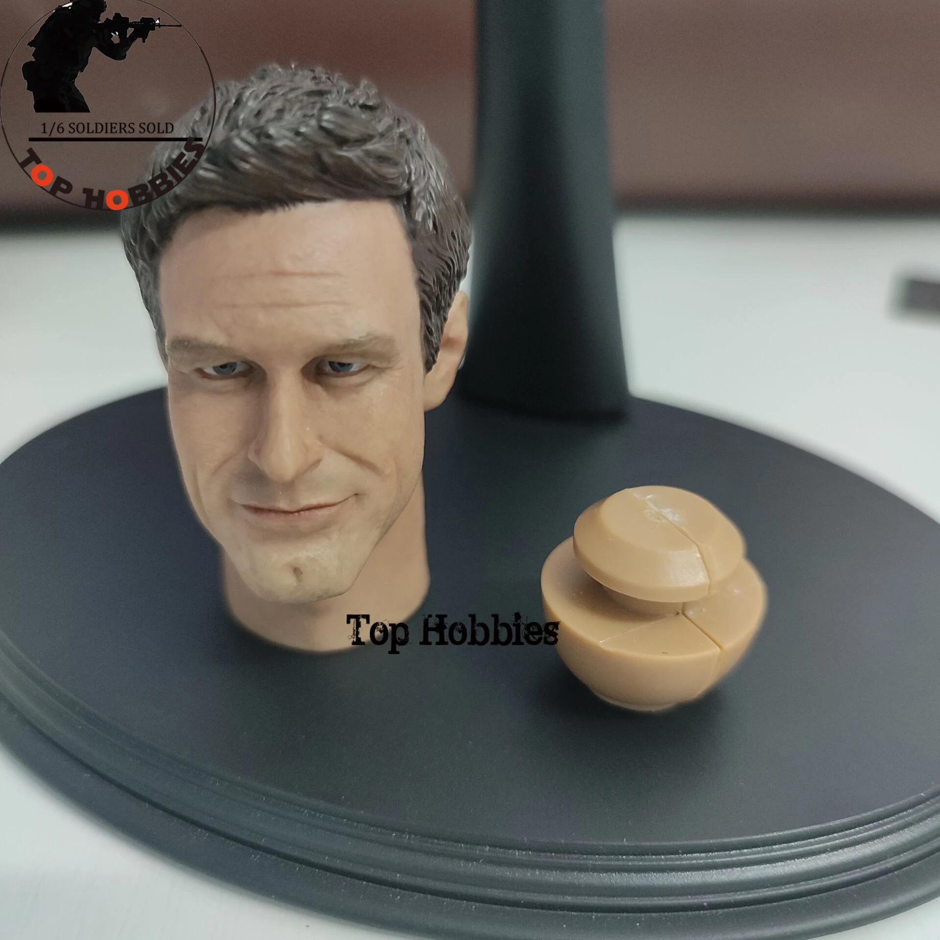 

Headplay 1/6 Scale Action Figure Male Head Sculpture Model HP-0076 Aaron Eckhart Headsculpt Carving Fit 12Inch Hottoys Body