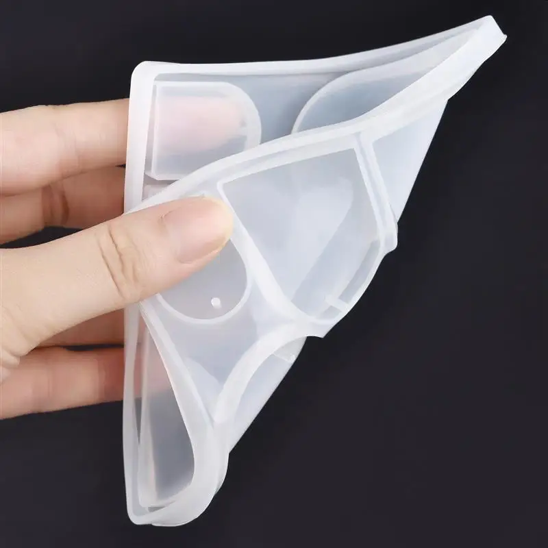 Серьги кулон эпоксидная смола силиконовая форма Геометрическая круглая