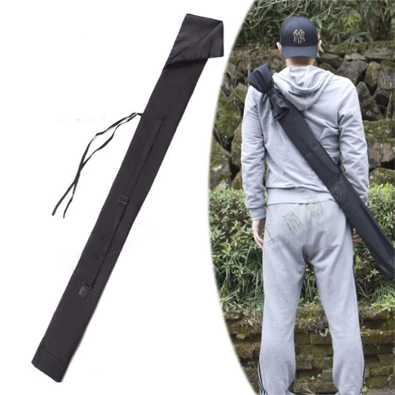 

Cotten Leather Kendo Aikido Iaido Sword Bag Japanese Carry Bag with Strap