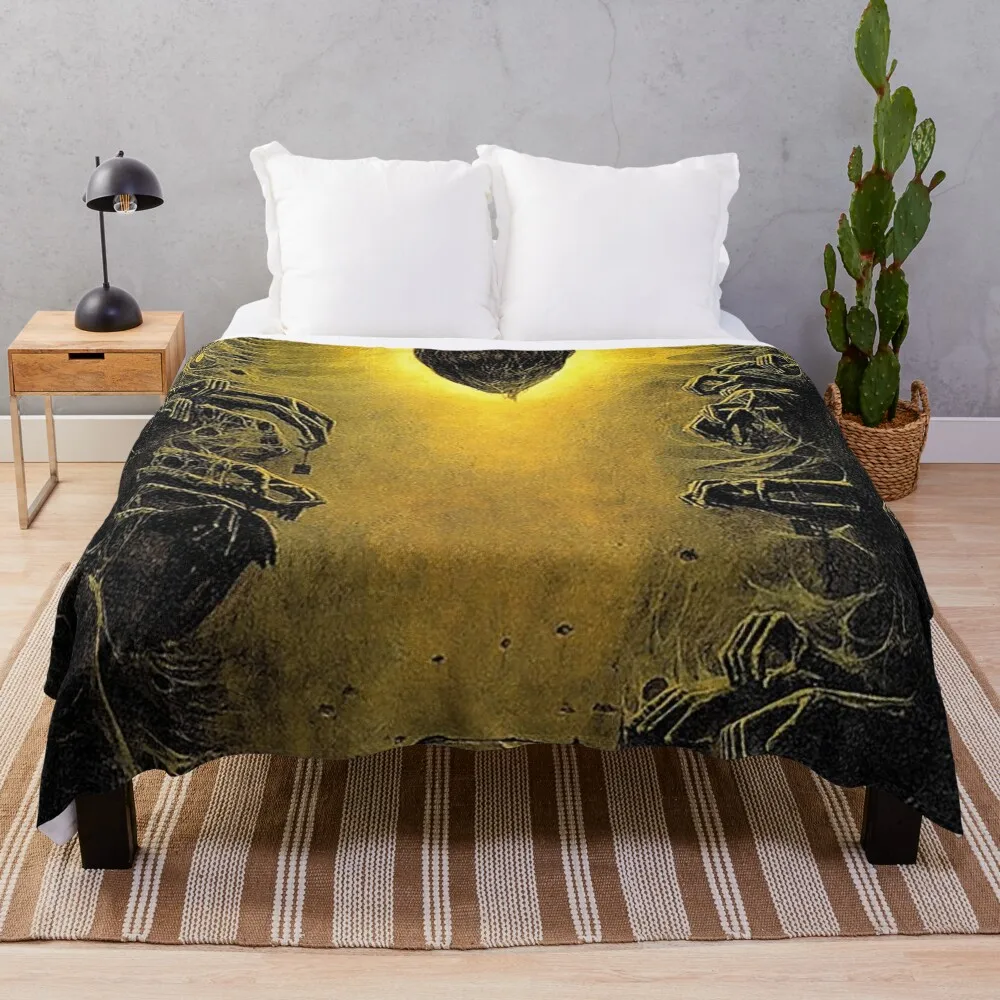 Zdzislaw Beksinski 1929–2005 Полонов сюрреализм плед зимние кровати одеяла для спальных