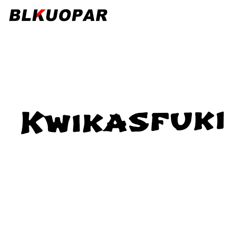 

BLKUOPAR Kwikafuki забавные наклейки для автомобиля JDM виниловая индивидуальная наклейка водонепроницаемые окна лобовое стекло графика автомобиль...