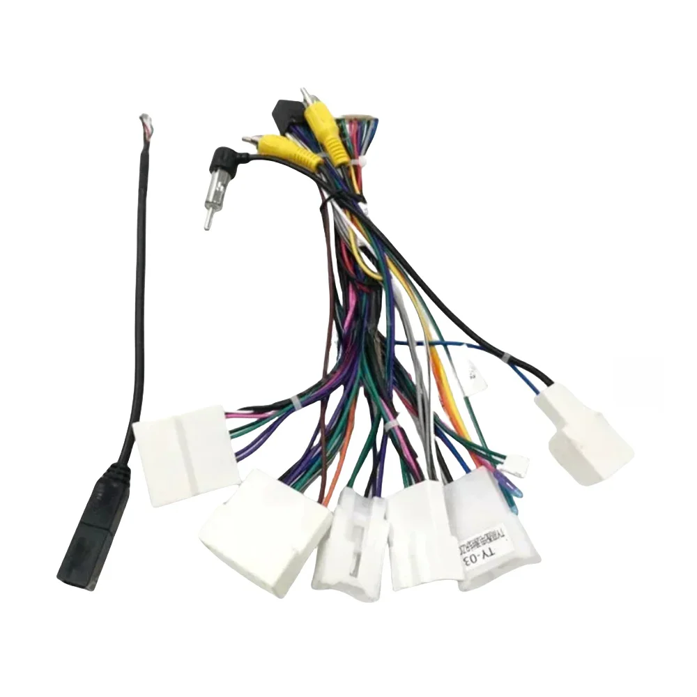 Автомобильный 16-контактный жгут проводов Android адаптер кабеля питания с Canbus для
