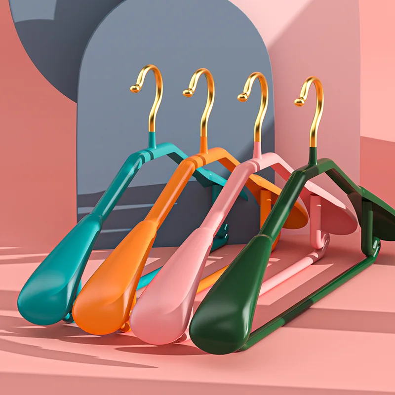 

1PCS Widen Dipping Coat Hangers For Clothes Drying Rack Seamless Coat Rack Wide Side Storage Closet Organizer Hanger