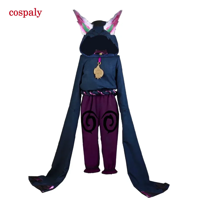 Игра LOL The Gloomist Vex Косплей Костюм для мужчин на заказ костюмы Хэллоуина полный