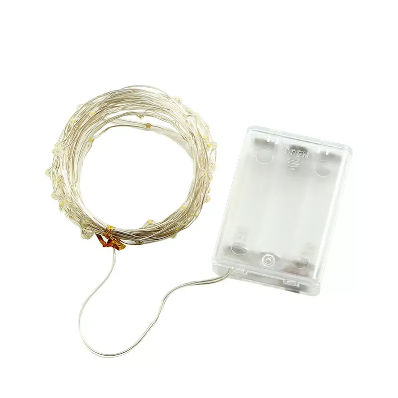 

Hot 1M 2M 3M 10M LED Garland Copper Wire Corker String Fairy Lights for Christmas Tree New Year 2020 Christmas Decorations for