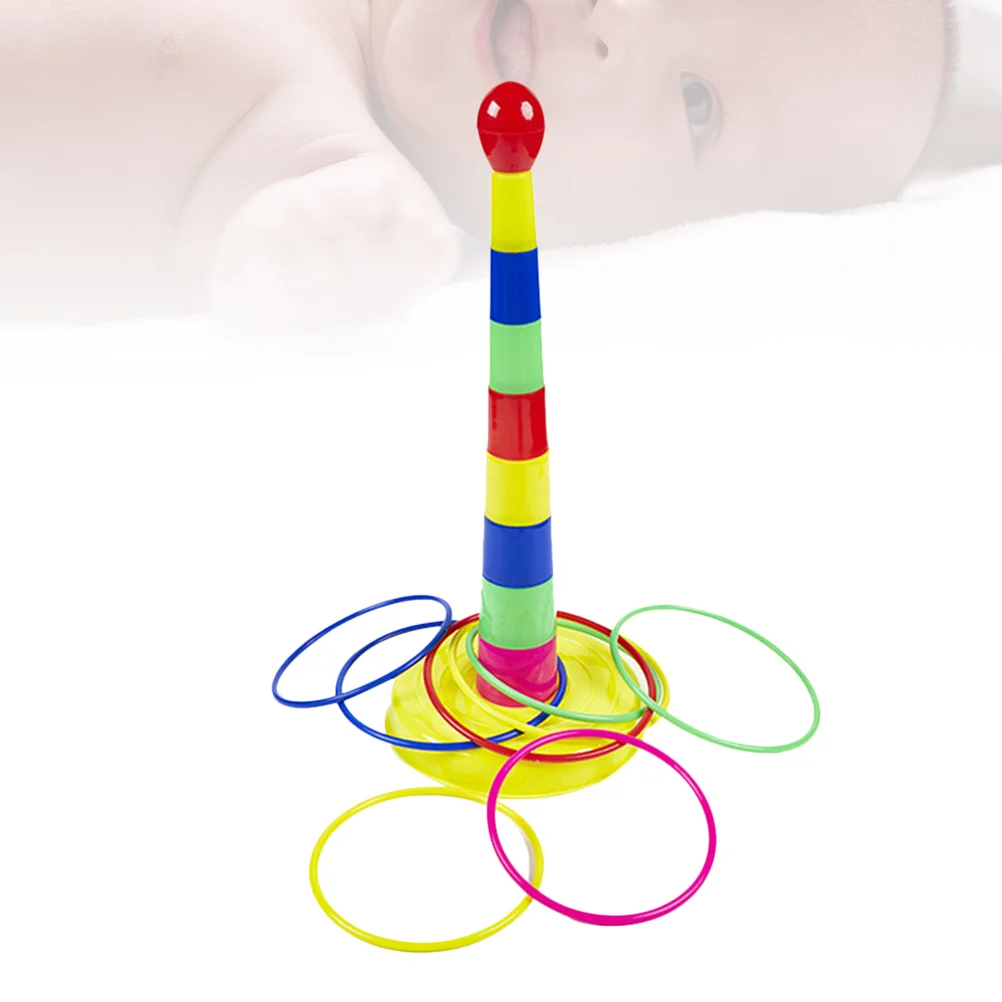 

Tools Kids Playing Toy Toss Rings Base M Early Education Plastic Throwing Parent-child