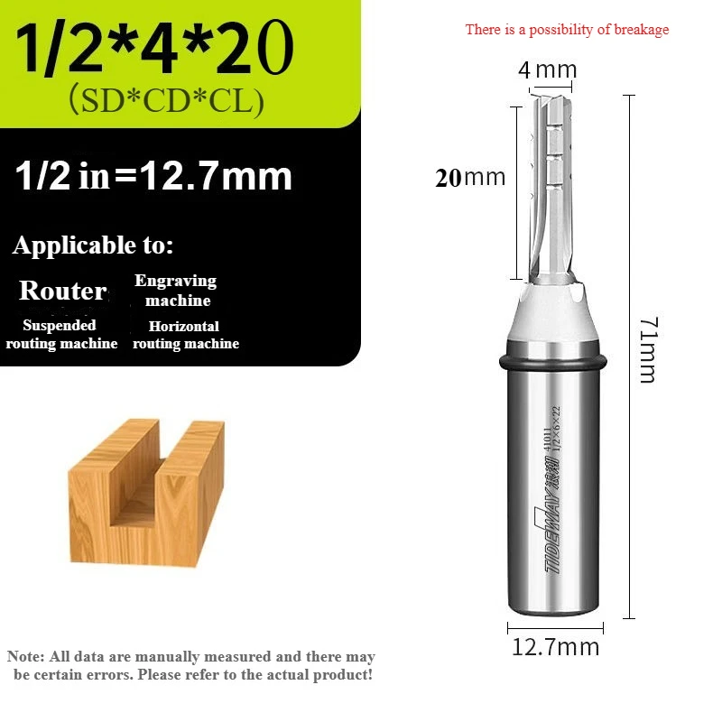 

JRDS 3 канавки TCT Прямая фреза 3-лезвийная резка Фреза с ЧПУ Твердосплавная фреза для дерева МДФ Многослойная ДСП