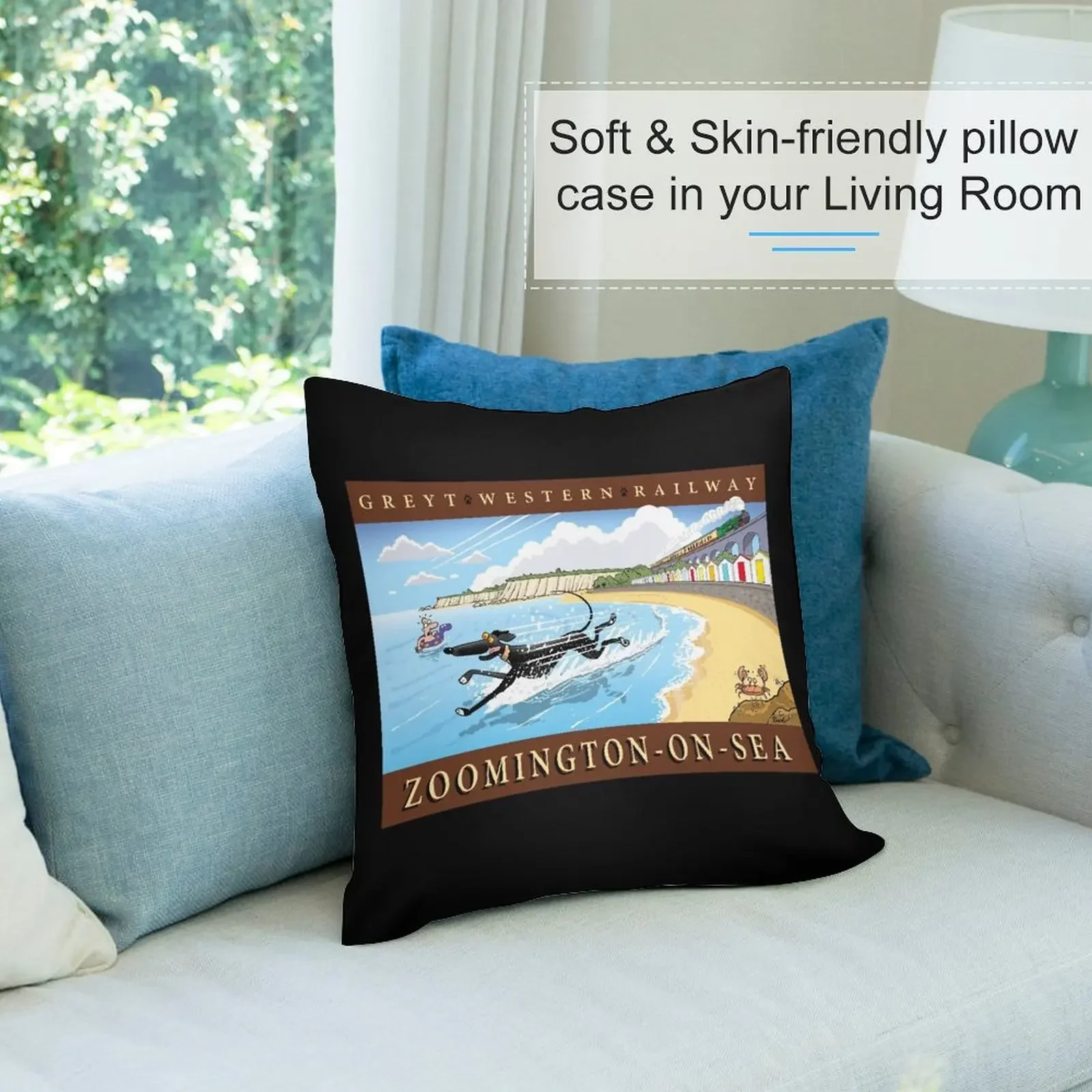 Greyt Western: Zoomington-on-sea Декоративная подушка Наволочки Новогодняя
