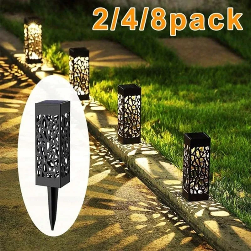 

Outdoor Solar Lights Garden Lights Solar Powered Lamp Lantern Waterproof Landscape Lighting Pathway Yard Lawn Garden Decoration