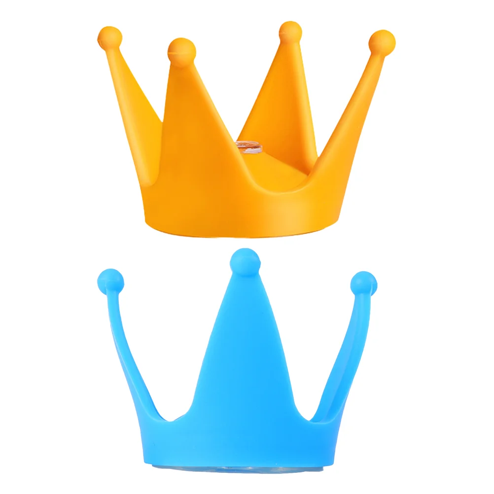 

2 Sets Helmet Crown Decor Motorcycle Helmet Decor Suction Cup Crown Helmet Ornament