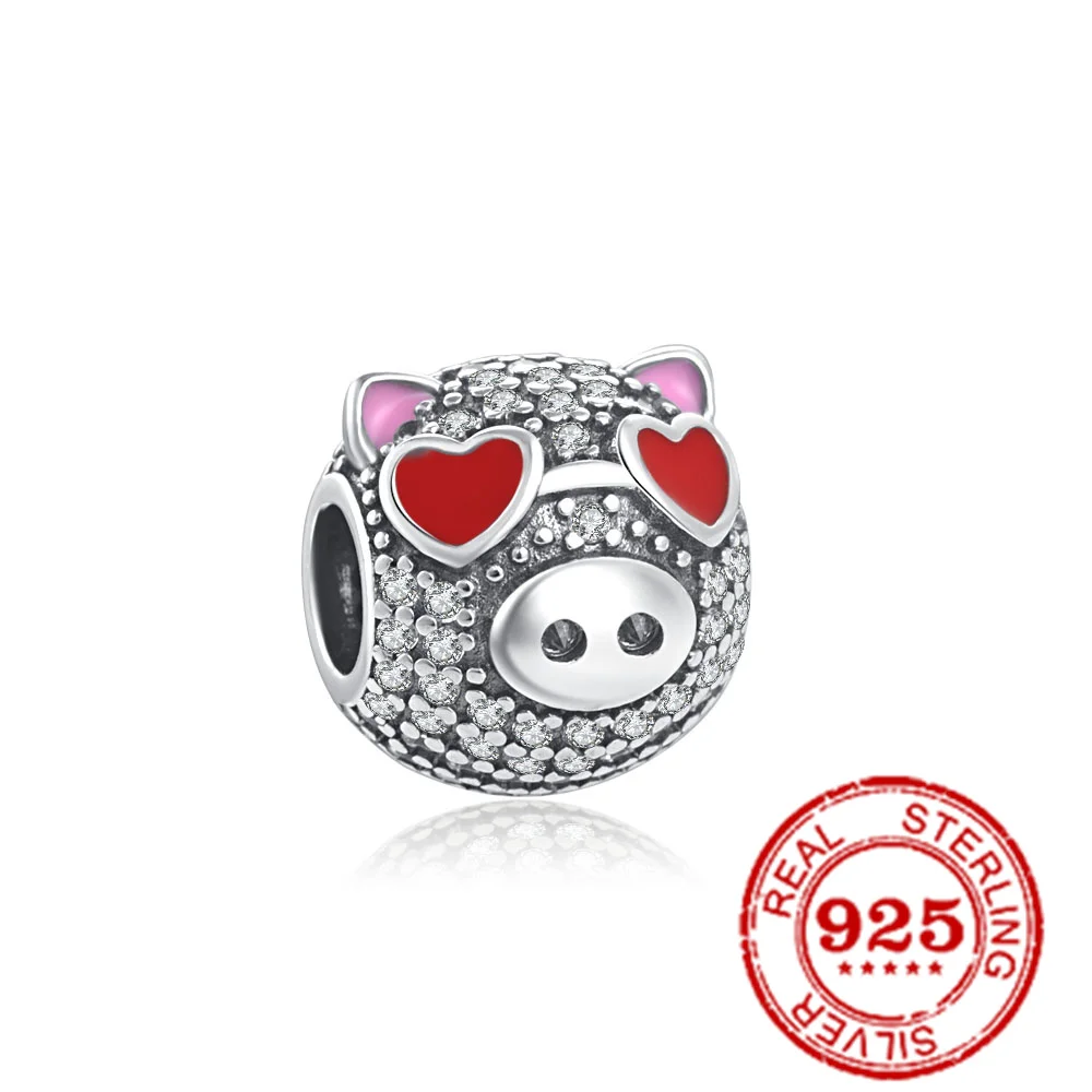 Женский браслет из серебра 2022 пробы с красным яблоком вишней снеговиком |