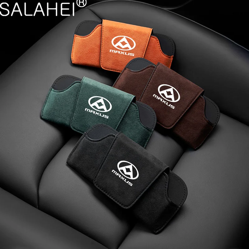 Универсальный автомобильный замшевый держатель для очков женский солнцезащитный козырек для MAXUS V80 V90 EV90 EV30 EV80 G50 G20 EUNIQ 5 Eg50 Eg10