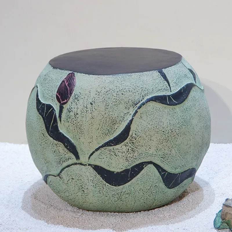 Классический креативный китайский маленький журнальный столик табурет для