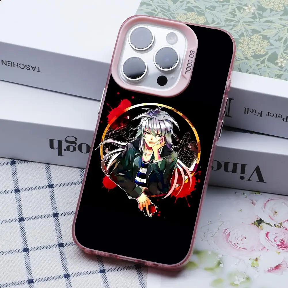 Фото Чехол для телефона Yugioh Yami Bakura для iPhone 17 16 15 14 13 12 11 X XR XS Air Pro Max Plus, розовый, разноцветный, серебристый №2