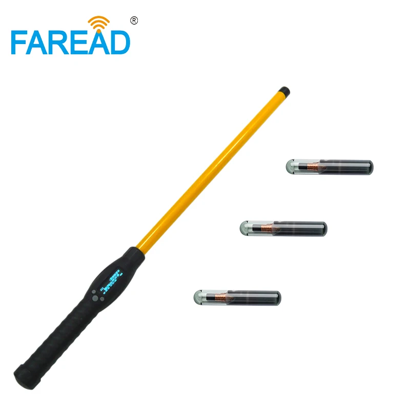 Фото Считыватель RFID FAREAD FRD5200 134,2 кГц, OLED-экран, 7000 записей, ISO11784/5 FDX-B HDX для ушных бирок крупного рогатого скота и овец №1