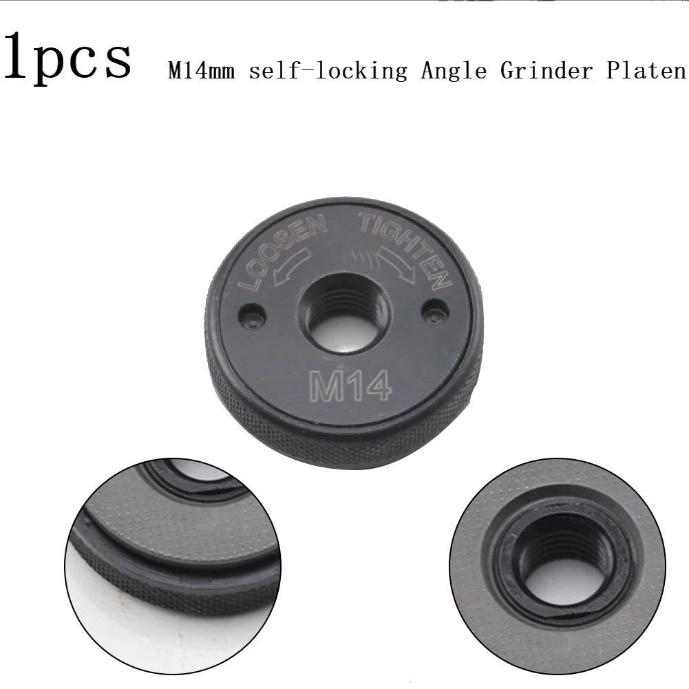 

1PCS M14 Quick Change Release Angle Grinder Flange Lock Nut Tool 14mm Metal Pressure Plate Angle Grinder Fittings