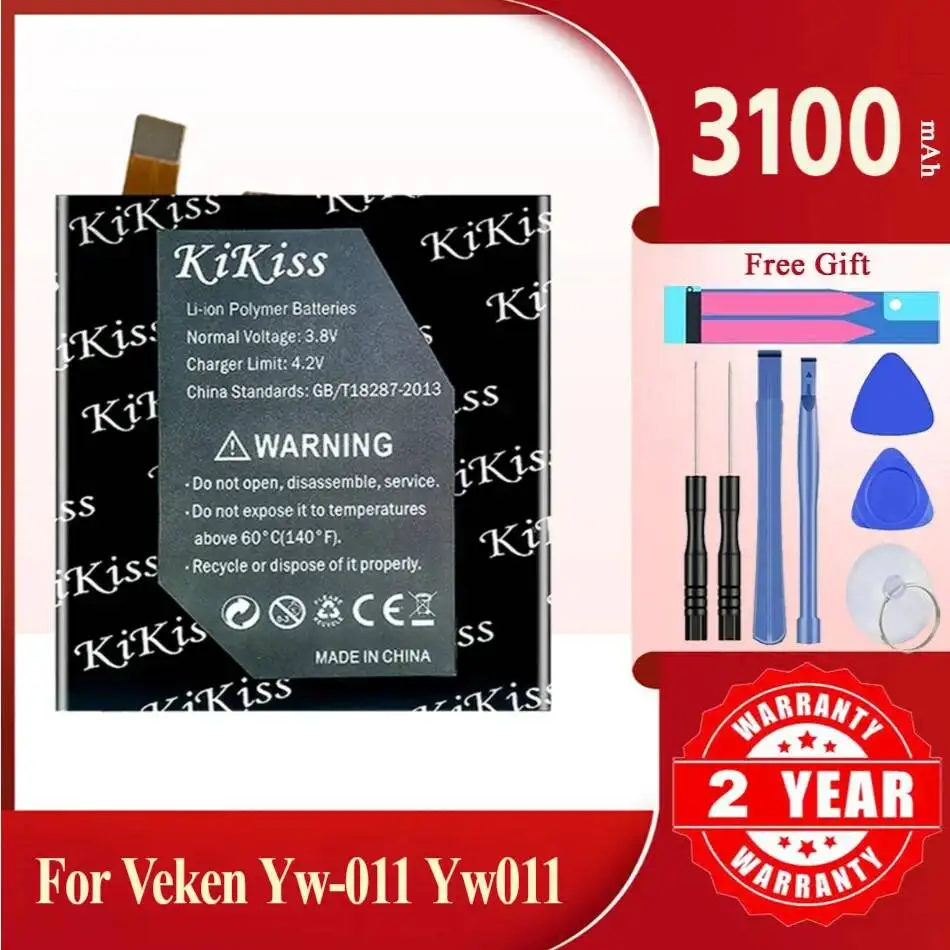 Фото Аккумулятор KiKiss для Veken YW-011, YW-011, 3100 мАч №2