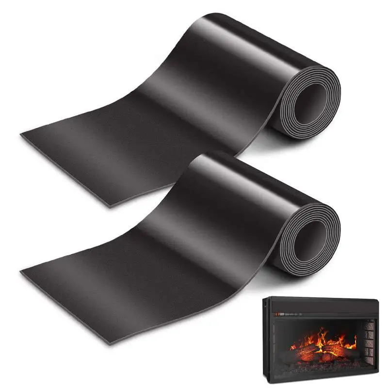 

Fireplace Magnetic Draft Cover Magnet Black Fire Place Screen 2Pcs Fireplace Vent Covers For Block Cold Air From Fireplace Vent