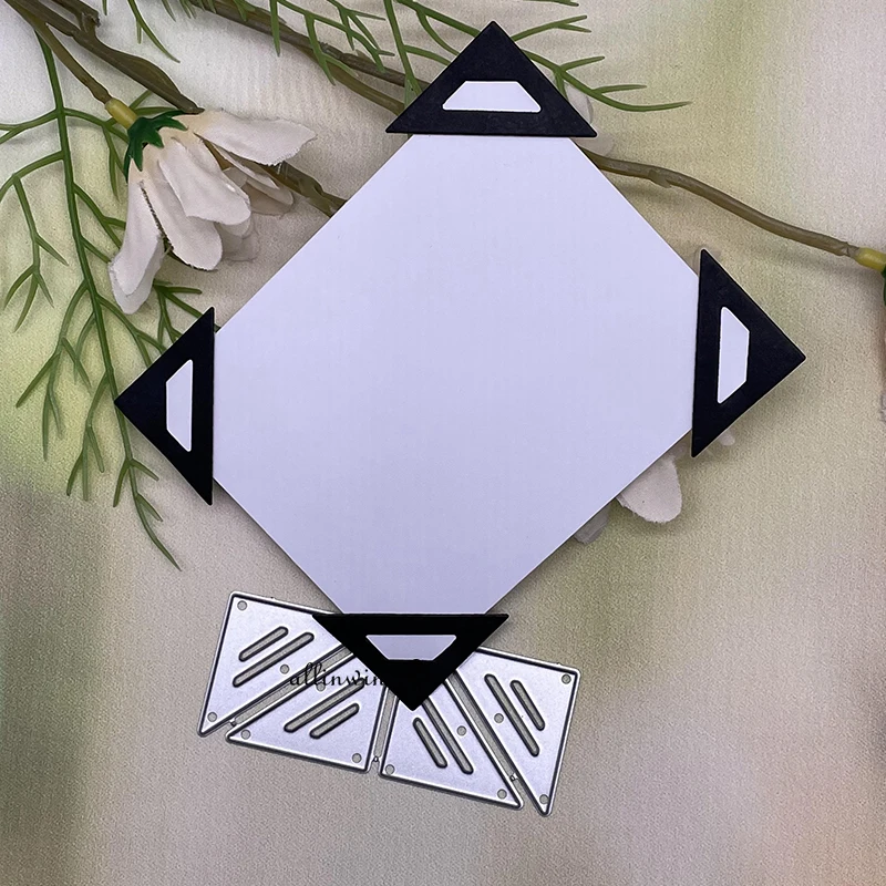 

New Card edge corner buckle Metal Cutting Dies for DIY Scrapbooking Album Paper Cards Decorative Crafts Embossing Die Cuts
