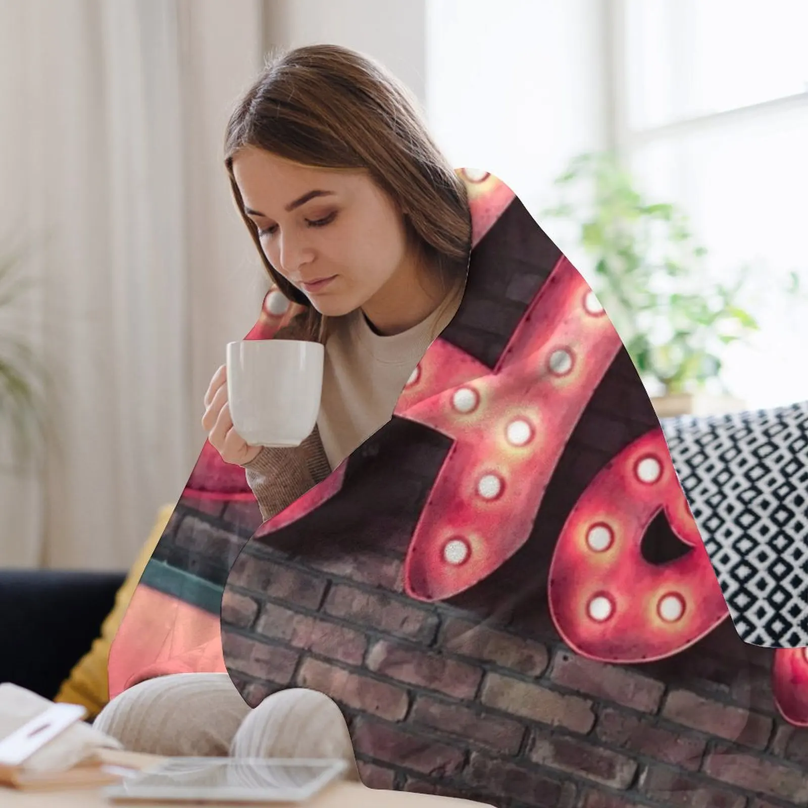 Хола Испанский Hello Неоновая Вывеска Плед Кровать Спальный Мешок Одеяла