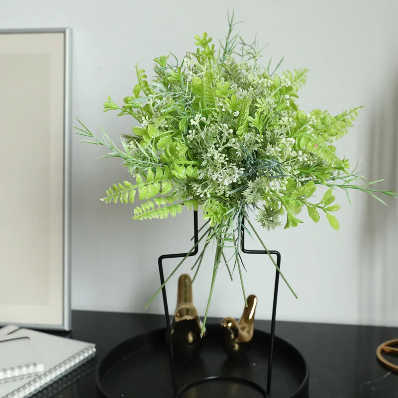 

1pc Artificial Baby's Breath Flower Gypsophila Fake Silicone plant for Wedding Home Hotel Party Decoration 3 Colors