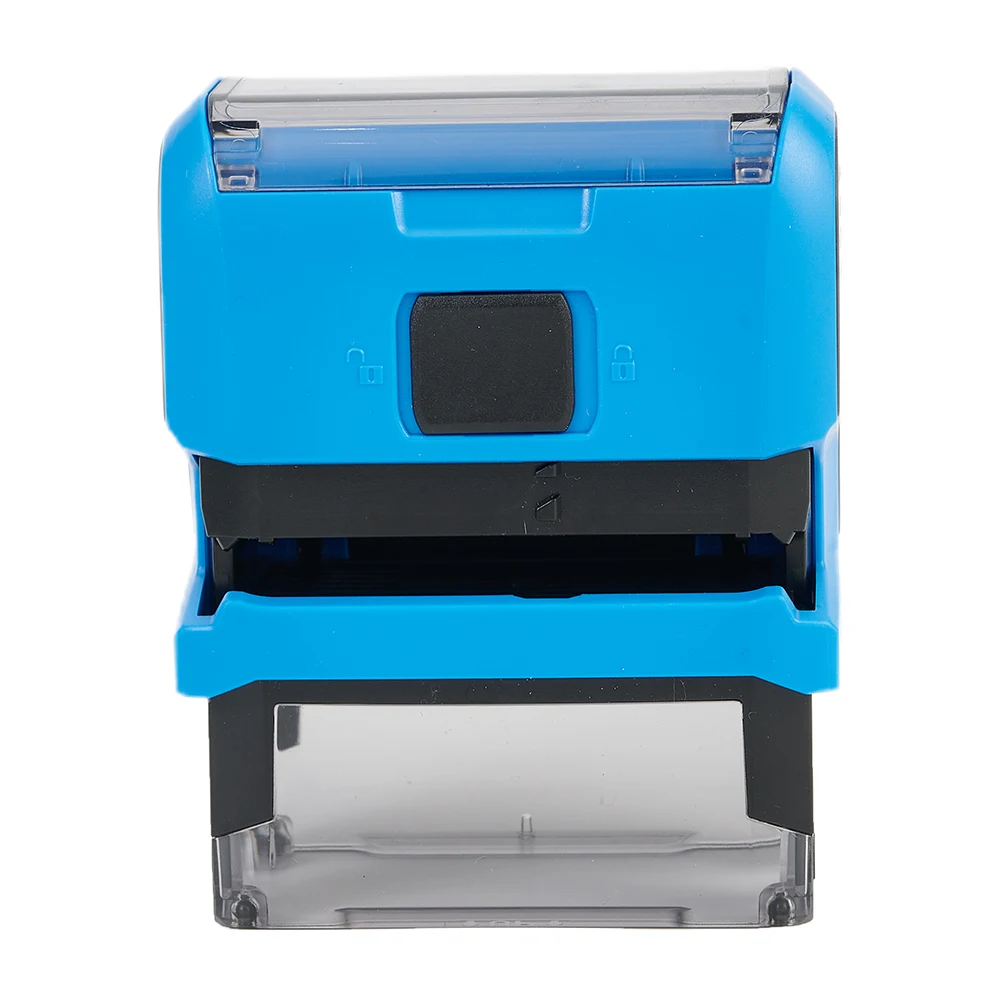 

47*18mm Rubber Stamp Kit Personalized Plastic Reusable Self-Inking Business Address Name New Practical 5pcs/Set Durable