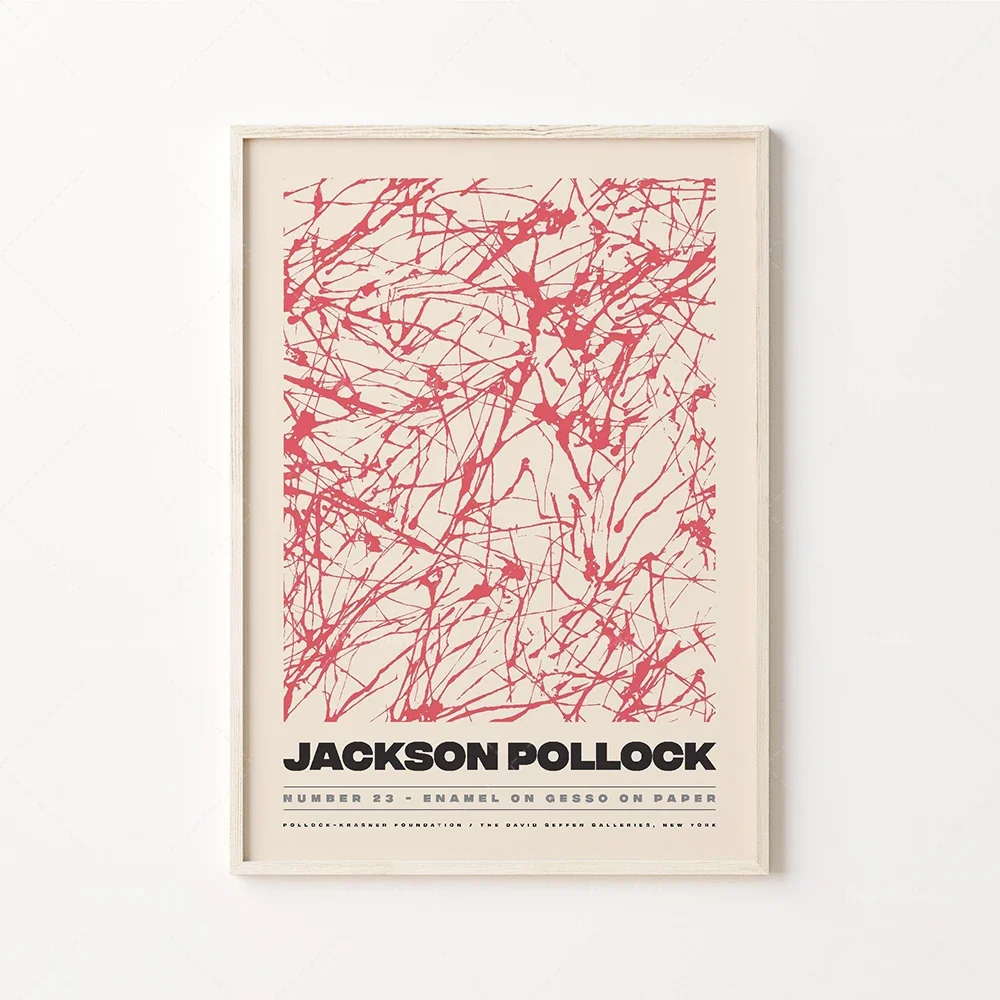 Джексон Поллок абстрактное искусство плакаты и принты холст картины фотографии