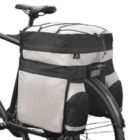 bike bag 3 in 1 bike pannier bag 60l bicycle rack trunks rear seat carrier pack multifuction bicycle bag