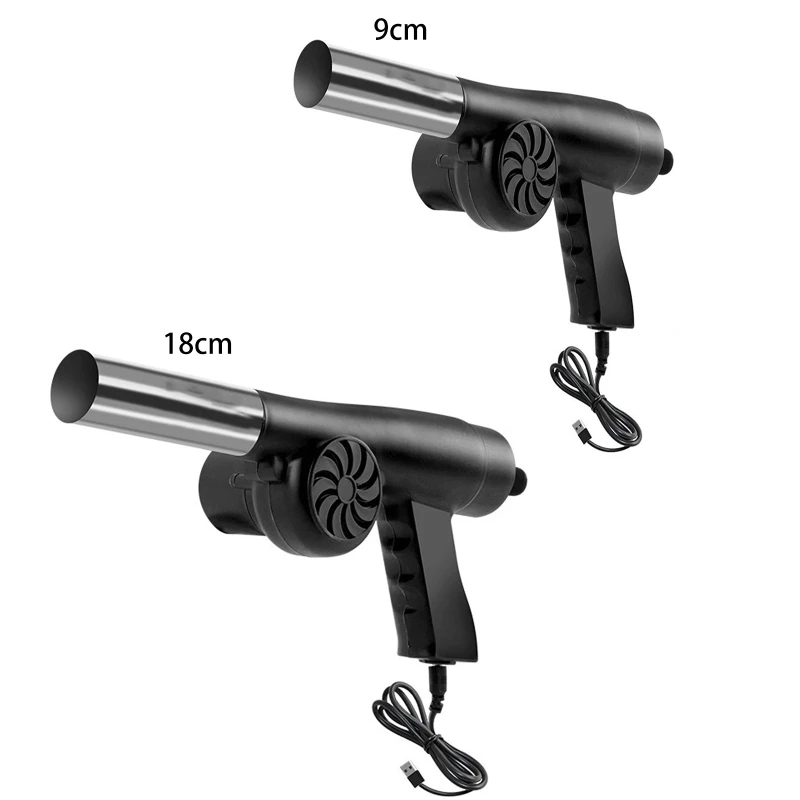 

BBQ Air Blower USB 5V Portable Lightweight Electric BBQ Fan Outdoor Cooking Camp
