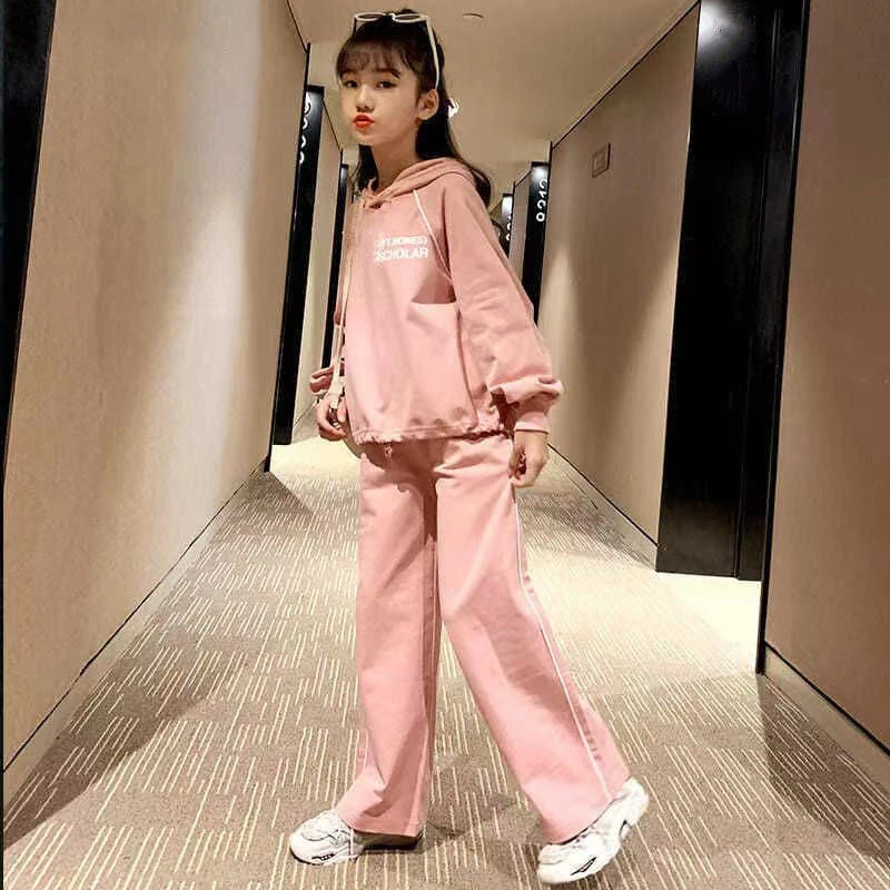 

Teen Girls Clothing Set 2022 Korean Spring Autumn Children Kids Sportswear Boutique Outfits 4 8 10 Girls Clothes age 12 14 Years