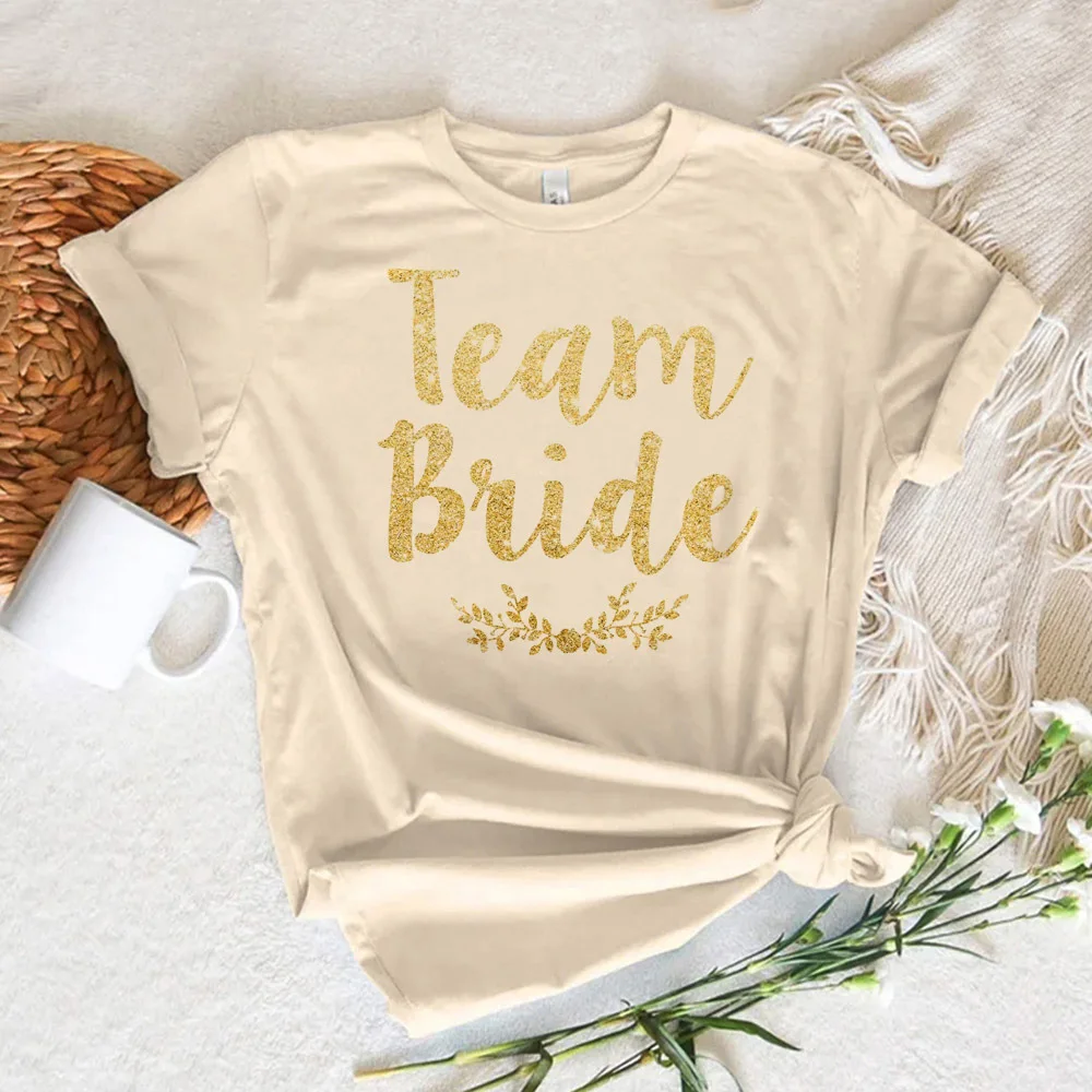 Девичник Team Bride футболка женская молодежная мягкая ткань футболки в современном