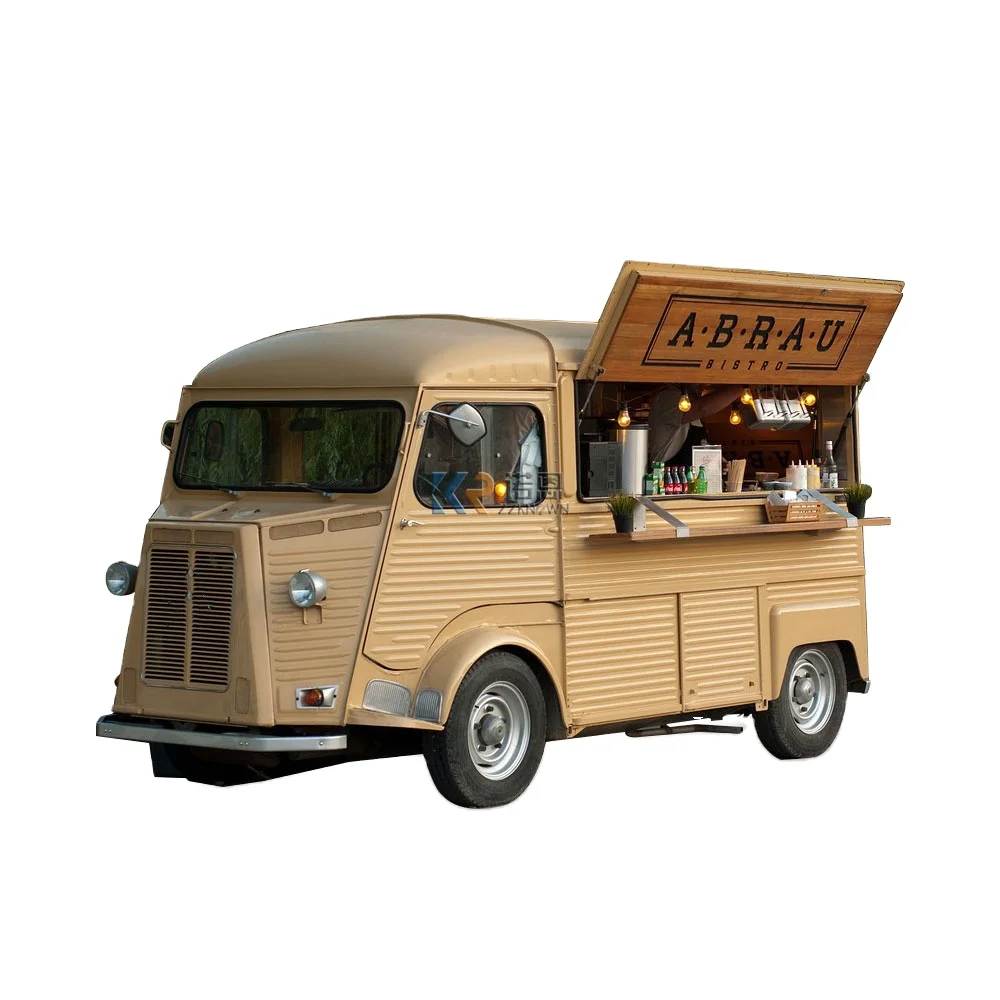 

Customized Mobile Airstream Snack Food Truck Ice Cream Trailer Hot Dog Van For Sale in Europe with CE