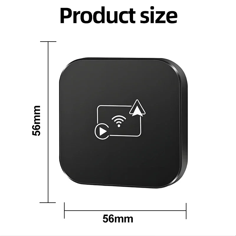 Фото Для Audi Q3 8U F3 Новое обновление беспроводной и проводной адаптер CarPlay Smart 2in1 Box Plug&Play Apple Bluetooth 5,8 ГГц Wi-Fi Plug and Play №2