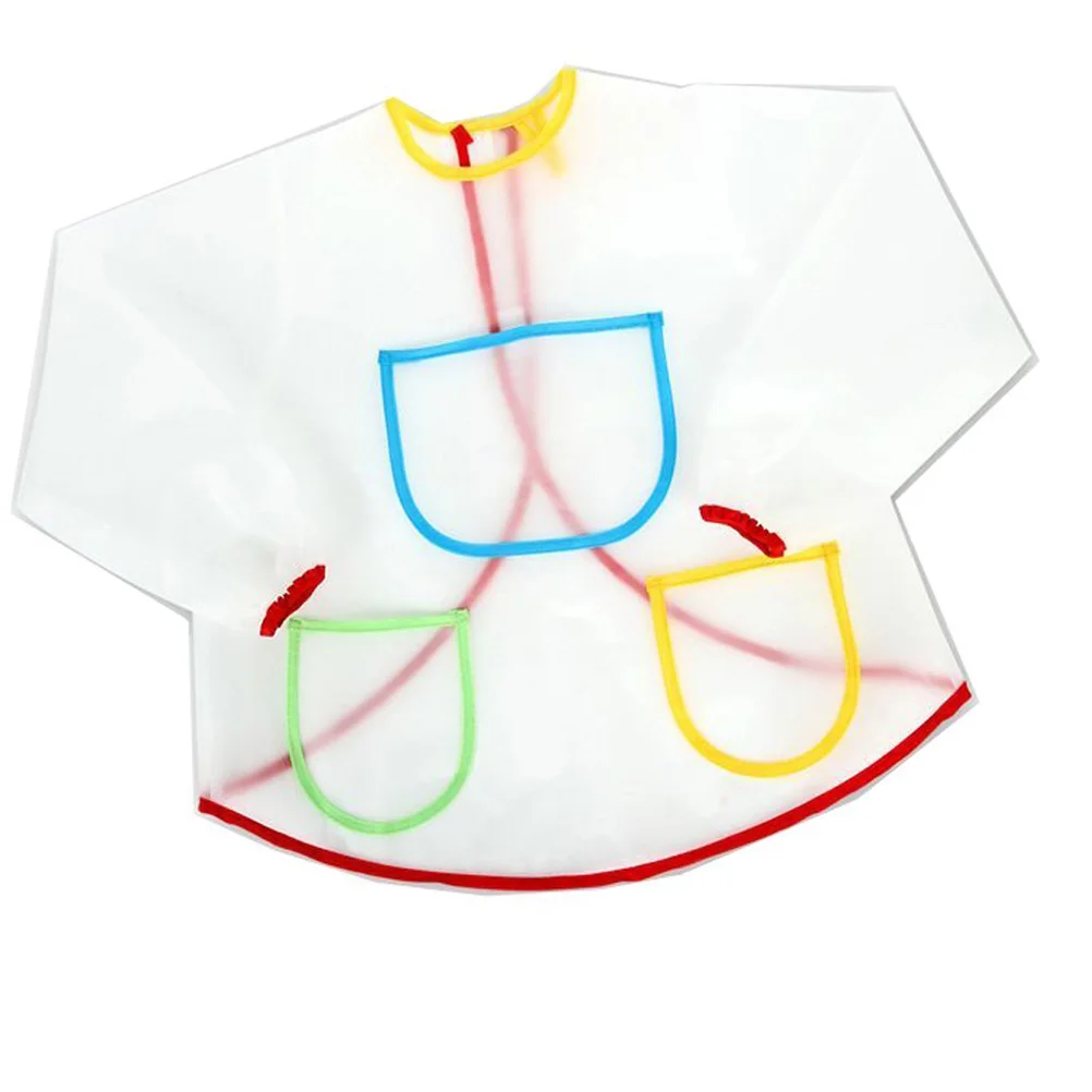 

Smockpainting Aprons Toddler Artist Kids Waterproof Apron Suit Clothing Sleeve Drawing Bib Babyplay