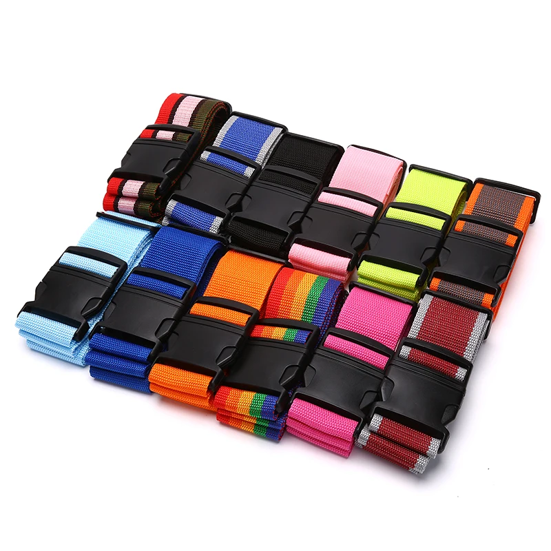Strap Cross Belt Packing Travel Suitcase Nylon Lock Buckle S